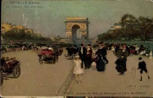 Künstler CPA Luigi, L., Paris XVI, Avenue du Bois de Boulogne