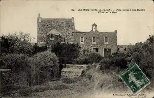 Ak Les Moutiers en Retz Loire Atlantique, Hermitage des Dunes