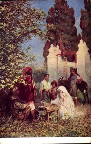 Künstler Ak Orientalische Tracht, Süßwarenhändler