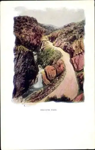 Künstler Ak Bildnis des Ute Passes