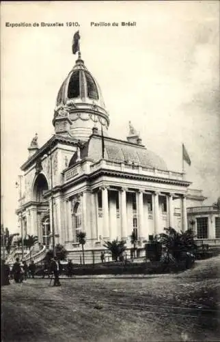 Ak Brüssel, Weltausstellung 1910, Pavillon de Brésil