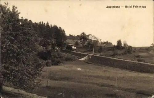 Ak Zugerberg Ostflandern, Hotel Felsenegg