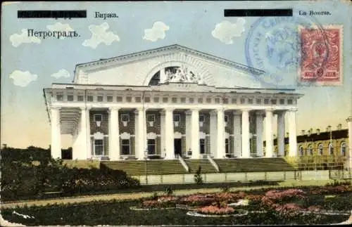 Ak Sankt Petersburg Russland, La Bourse