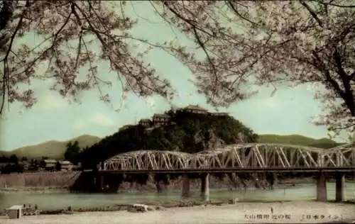 Ak Japan, Inuyama-Brücke