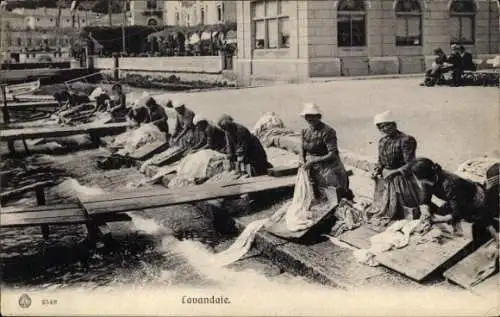 Ak Riva Italien, Le lavandaie, Frauen waschen Kleidung