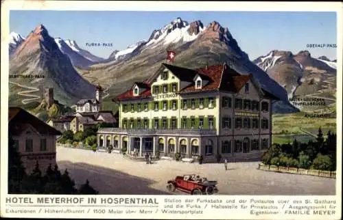 Ak Hospental Kt Uri, Hotel Meyerhof