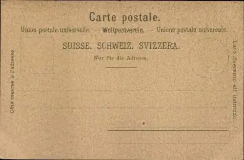 Ak Zürich Stadt Schweiz, Rathausquai, Mondschein, Nachtaufnahme,  Gebäude