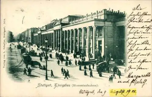 Ak Stuttgart in Württemberg, Königsbau