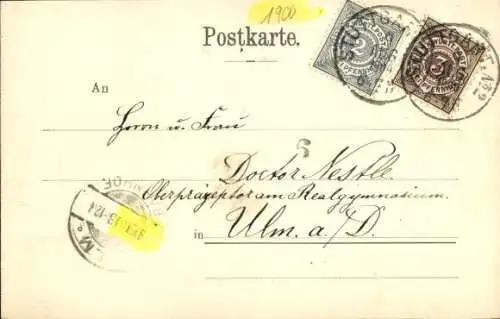 Ak Stuttgart in Württemberg, Königsbau