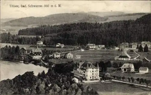 Ak Titisee Neustadt im Breisgau Hochschwarzwald, Panoramablick