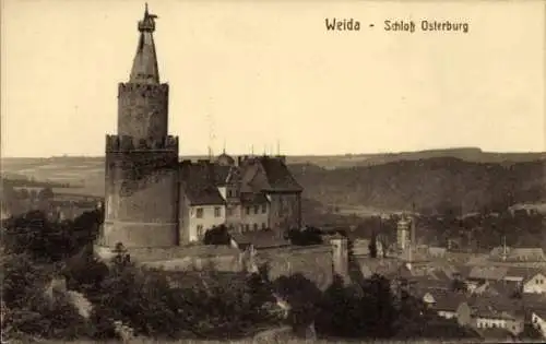 Ak Weida in Thüringen, Schloss Osterburg