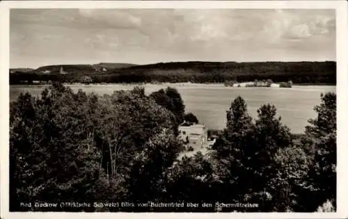 Ak Buckow in der Märkischen Schweiz,  Blick von Buchenfried, Schermützelsee, Märkische Schweiz
