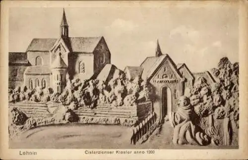 Ak Kloster Lehnin in der Mark, Cisterzienser Kloster, Jahr 1200, Ansicht der Klostergebäude