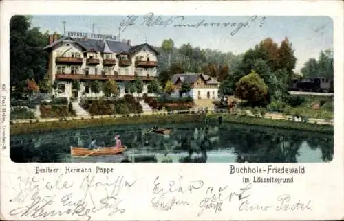 Ak Buchholz Friedewald Moritzburg Sachsen, Kurhaus