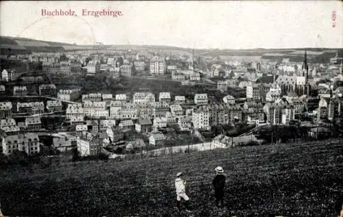 Ak Annaberg Buchholz Erzgebirge, Gesamtansicht