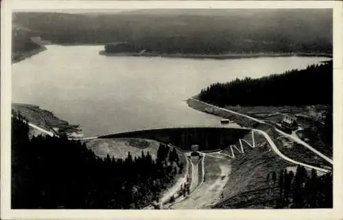 Ak Carlsfeld Eibenstock Erzgebirge, Wilzschtalsperre und die Umgebung