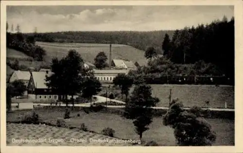 Ak Deutschkatharinenberg Deutschneudorf im Erzgebirge, Gesamtansicht
