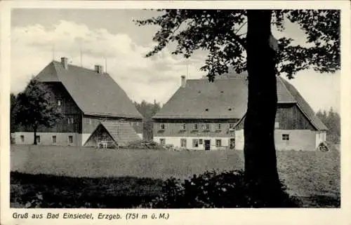 Ak Einsiedel Seiffen im Erzgebirge, Gehöft