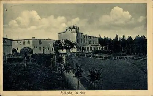Ak Wieda Walkenried im Harz, Stöberhai, Hotel