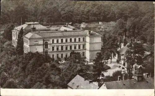 Ak Chemnitz, Blick zur Schloßschule am Waldrand