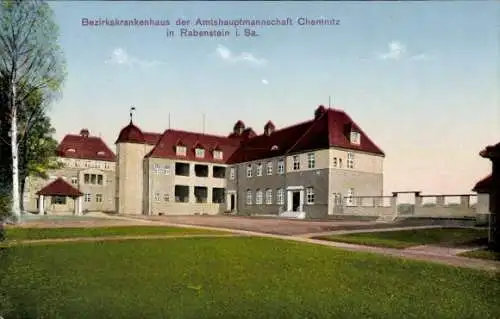 Ak Rabenstein Chemnitz in Sachsen, Bezirkskrankenhaus