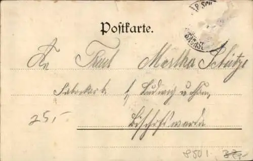 Ak Kleindrebnitz Geissmannsdorf Bischofswerda in Sachsen, Gasthof zum Erbgericht