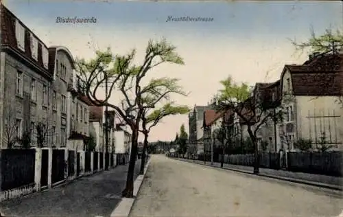 Ak Bischofswerda in Sachsen, Neustädter Straße