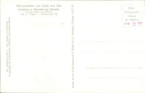 Ak Weißenstein in Kärnten, Fliegeraufnahme