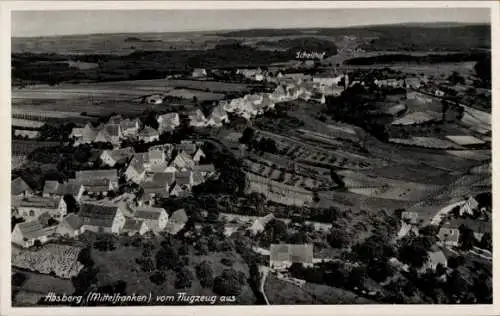 Ak Absberg in Mittelfranken, Fliegeraufnahme