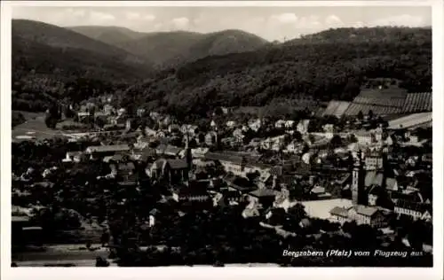 Ak Bad Bergzabern an der Weinstraße Pfalz, Luftaufnahme
