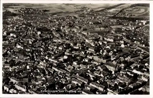 Ak Kaiserslautern in der Pfalz, Fliegeraufnahme