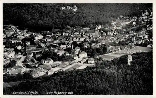 Ak Landstuhl in der Pfalz, Ortsansicht, Luftbild