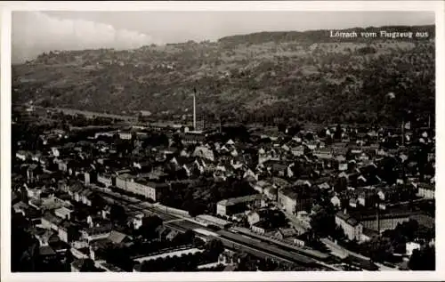 Ak Lörrach in Baden, Fliegeraufnahme