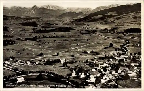 Ak Oy Mittelberg im Allgäu, Fliegeraufnahme