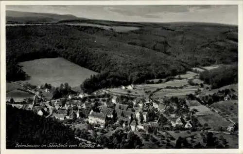Ak Bebenhausen Tübingen am Neckar, Kloster, Kgl. Jagdschloss, Fliegeraufnahme