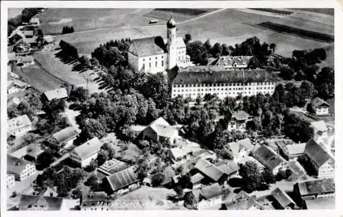 Ak Marktoberdorf im Ostallgäu, Fliegeraufnahme