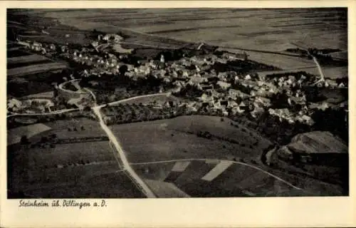 Ak Steinheim an der Donau, Fliegeraufnahme