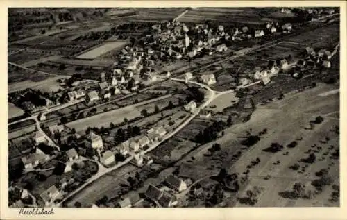 Ak Heroldsbach in Oberfranken, Fliegeraufnahme