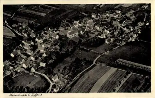 Ak Kleinsteinach bei Haßfurt Unterfranken, Fliegeraufnahme