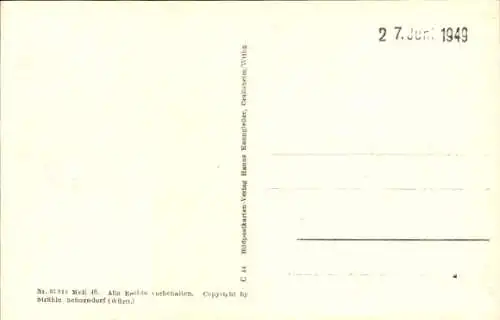Ak Scheinfeld Mittelfranken, Fliegeraufnahme