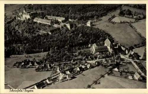 Ak Scheinfeld Mittelfranken, Fliegeraufnahme
