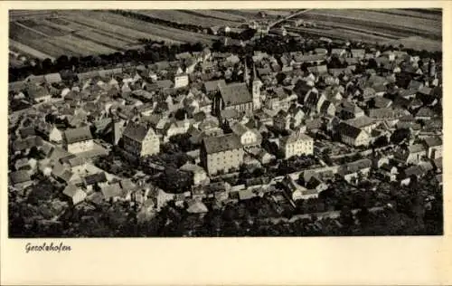 Ak Gerolzhofen in Unterfranken, Fliegeraufnahme