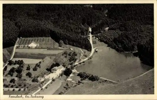 Ak Fornsbach Murrhardt in Württemberg, Fliegeraufnahme, Gasth. und Pension Waldsee