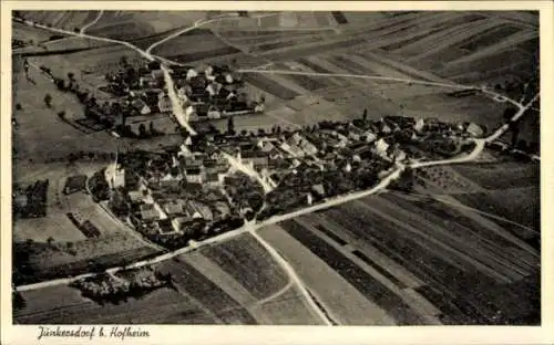 Ak Junkersdorf Königsberg in Bayern Unterfranken, Fliegeraufnahme