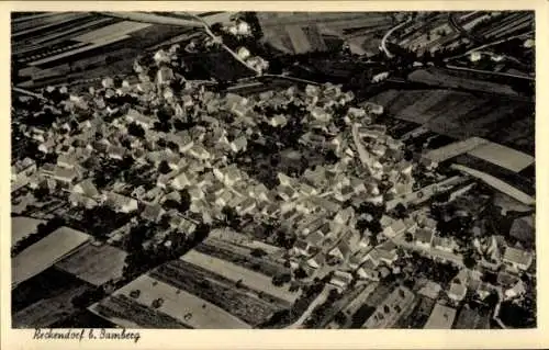 Ak Reckendorf Oberfranken, Luftaufnahme