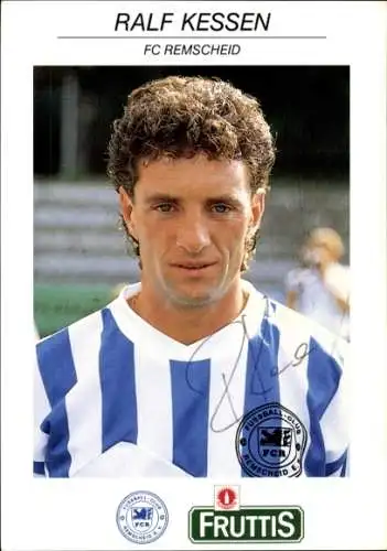 Autogrammkarte Fußballer Ralf Kessen, FC Remscheid, Autogramm