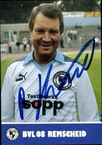 Autogrammkarte Co-Trainer Reinhard Schröder, BVL 08 Remscheid, Autogramm