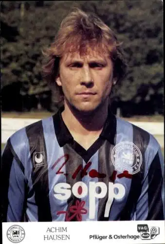 Autogrammkarte Fußballer Achim Hausen, FC Remscheid, Autogramm