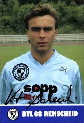 Autogrammkarte Fußballer Kurt Balewski, BVL 08 Remscheid, Autogramm
