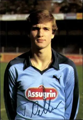 Autogrammkarte Fußballer Frank Weller, FC Remscheid, Autogramm